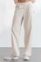 Cielcoco CLWP9157 Pantalones anchos de tejido acanalado Sorona _ BEIGE CREMA _ Hecho en Corea